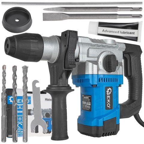 GEKO Młotowiertarka - młot udarowy 1010W 4J SDS+ /walizka/ (3) G80707