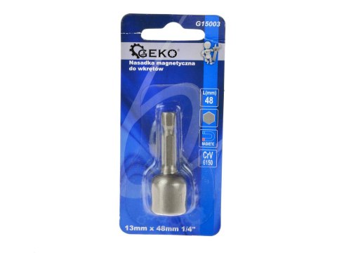 GEKO Nasadka magnetyczna do wkrętów 13mmx48mm 1/4"/typ Farmer/ (200) G15003