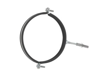 GEKO Obejma metalowa z gumą do rur 6" 159-166mm (50) G17298