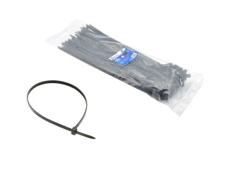 GEKO Opaski zaciskowe nylonowe czarne 250x3.6mm UV 100szt.(150) G17109