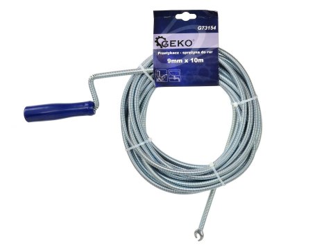 GEKO Przetykacz - sprężyna do rur 9mm x 10m (5/6) G73154