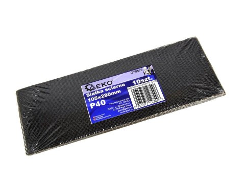 GEKO Siatka ścierna 105x280mm P40 (10/1000) G78570