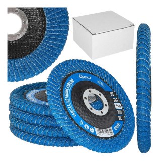 GEKO Tarcza listkowa CYRKON 125mm P40 do szlifowania spawów i krawędzi (5/100) G78531