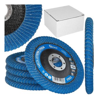 GEKO Tarcza listkowa CYRKON 125mm P60 do szlifowania spawów i krawędzi (5/100) G78532