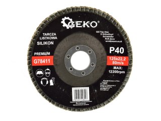 GEKO Tarcza listkowa"SILIKON" 125mm P40 GEKO PREMIUM (10/200) G78411