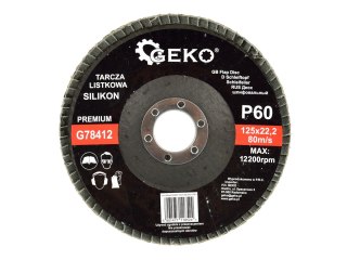 GEKO Tarcza listkowa"SILIKON" 125mm P60 GEKO PREMIUM (10/200) G78412