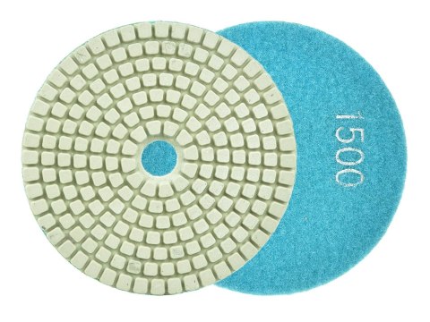 GEKO Tarcza polerska do szlifowania gresu na mokro 100mm GR1500 (5/25/250) G78915