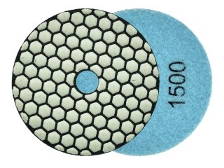 GEKO Tarcza polerska do szlifowania gresu na sucho 100mm GR1500 (5/25/250) G78935