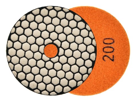 GEKO Tarcza polerska do szlifowania gresu na sucho 100mm GR200 (5/250) G78932