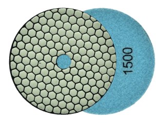 GEKO Tarcza polerska do szlifowania gresu na sucho 125mm GR1500 (5/25/250) G78942