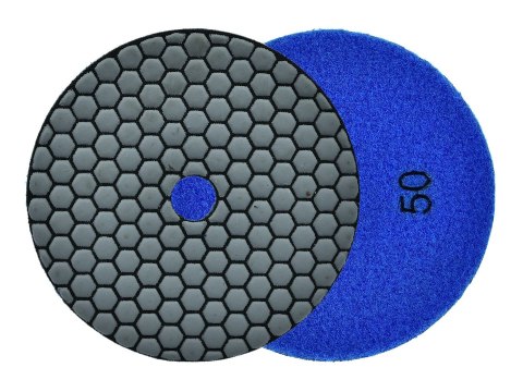 GEKO Tarcza polerska do szlifowania gresu na sucho 125mm GR50 (5/25/250) G78937