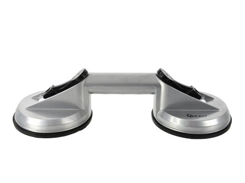 GEKO Uchwyt-Przyssawka do szyb 2x115mm Aluminium (24) G02454