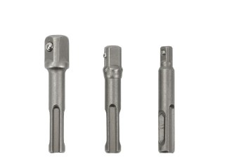 GEKO Zestaw adapterów SDS PLUS do nasadek 3el. (100) G40054