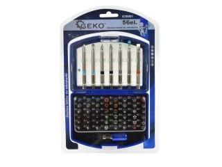 GEKO Zestaw bitów do wkrętarki 56el. CRV (24) G30061