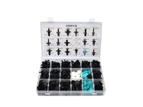 GEKO Zestaw spinek i kołków samochodowych 456szt. (20) G02928