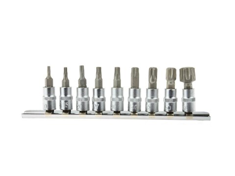 GEKO 9el.zestaw kl.trzp.torx T10-60 1/4" CRV(10/20) G13550