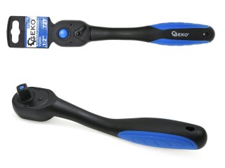 GEKO Grzechotka powlekana wygięta 1/2" 72T (6/36) G10177