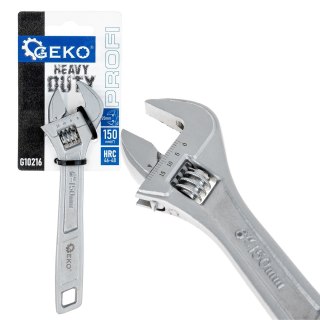 GEKO Klucz nastawny szwed 6" 20mm PROFI (6/120) G10216