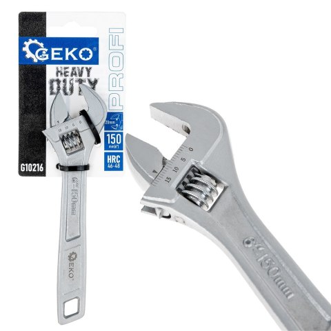 GEKO Klucz nastawny szwed 6" 20mm PROFI (6/120) G10216