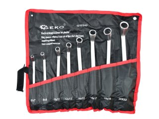 GEKO Klucze oczkowe 6-22mm 8el.płachta(12) G11542
