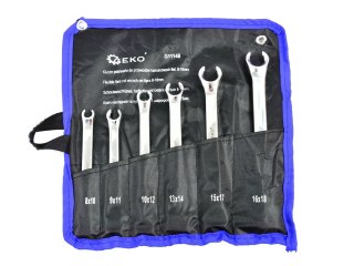 GEKO Klucze półotwarte do przewodów hamulcowych 6el. 8-18mm(20) G11148