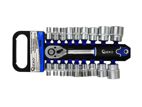 GEKO Kpl.kluczy nas.1/2"19el.8-32mm CRV (10) G10103