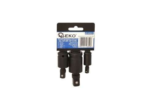 GEKO Kpl. przegubów kulowych 3el. 1/4" 3/8" 1/2" CR-Mo (60) G10521
