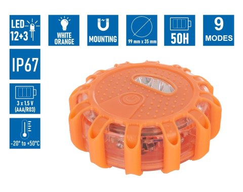 GEKO Lampa ostrzegawcza typu Flara (50/100) G01829