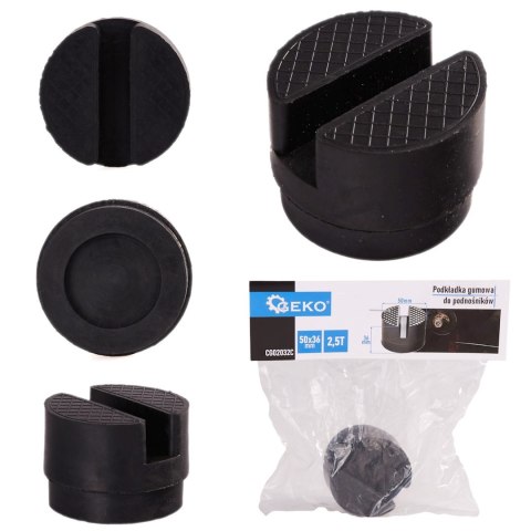 GEKO Podkładka gumowa do podnośników 2,5T (50x36mm) (100) CG02032C