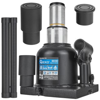 GEKO Podnośnik hydrauliczny słupkowy dwustopniowy- niski 12T (4) G02282