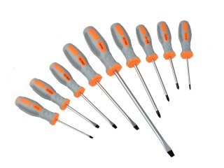 GEKO Wkrętaki CRV 9el. GEKO(szaro-pomarańcz)(20) G30545