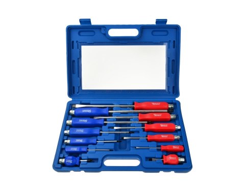 GEKO Wkrętaki ślusarskie 12el. CRV (walizka) (10) G30585