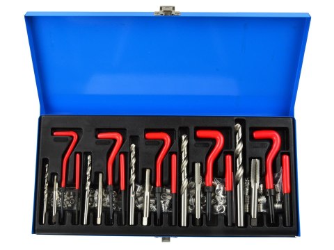 GEKO Zestaw do naprawy zerwanych gwintów M5-M12 131el. (5/10) G02790