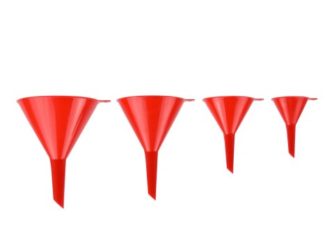 GEKO Zestaw lejków 4szt. 52 76 100 120 mm (100/200) G02152