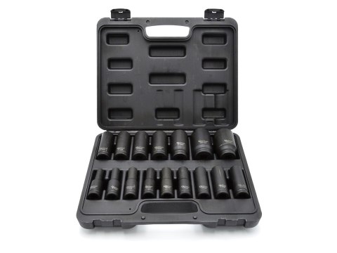 GEKO Zestaw nasadek udarowych długich 1/2" 10-32mm 16szt. (5) G10513