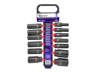 GEKO Zestaw nasadek udarowych długich 1/2" 13szt.(5) G10512
