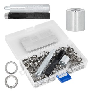 GEKO Zestaw oczek do plandeki z zakuwakiem i dziurkaczem (30) G01824