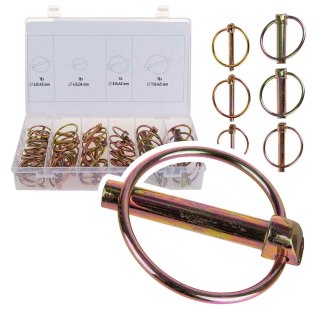 GEKO Zestaw zawleczek oczkowych do maszyn rolniczych 50el. (12) G02798