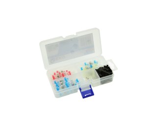 GEKO Złączki rurki koszulki termokurczliwe z cyną 0,25-6mm2 100szt. - 5 rozmiarów (200) G03609