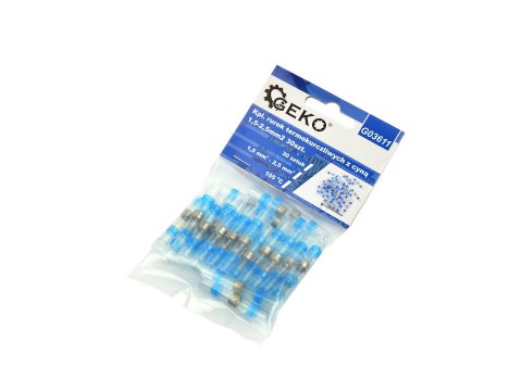 GEKO Złączki rurki koszulki termokurczliwe z cyną 1,5-2,5mm2 30szt. (500) G03611