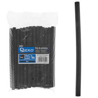 GEKO Klej do pistoletu 11mm-200mm 1kg czarny 52szt. (10/20) G20117