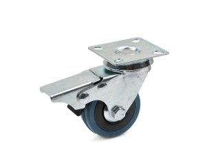 GEKO Koło obrotowe z hamulcem 50mm PP/guma (100) G71502