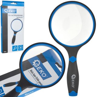 GEKO Lupa - szkło powiększające z gumowaną rączką 100mm 3x (72) G03225