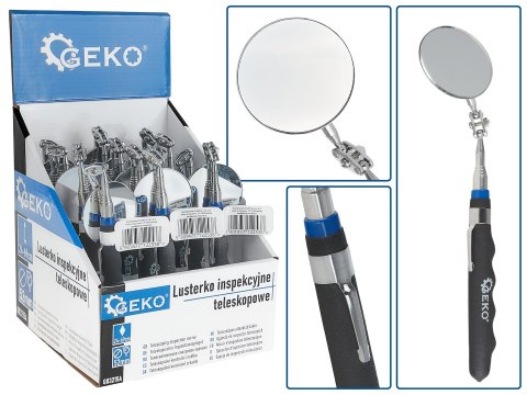 GEKO Lusterko inspekcyjne teleskopowe 24-69cm - kartonik wystawowy (12/48) G03215A