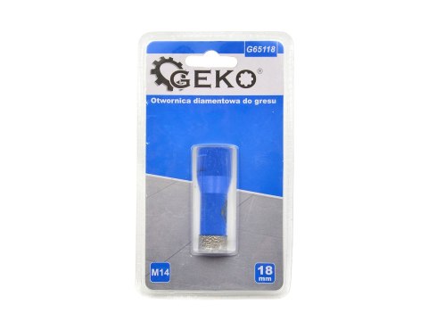 GEKO Otwornica diamentowa do gresu 18mm M14 PROFI (50) G65118
