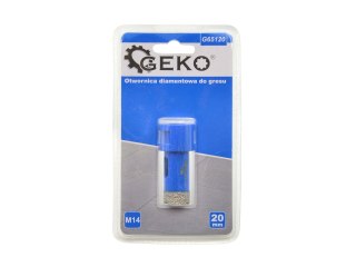 GEKO Otwornica diamentowa do gresu 20mm M14 PROFI (50) G65120