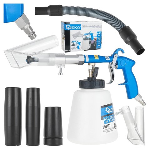 GEKO Pistolet do prania tapicerki z adapterami - odkurzacz (10) G03137