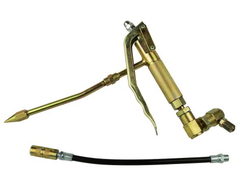GEKO Pistolet do towotnicy pneumatycznej + metalowy i gumowy wężyk (25) G01129A