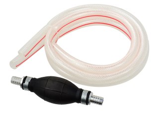 GEKO Ręczna pompka do paliwa 12mm z wężykami 2x1m - gruszka (50) G00992
