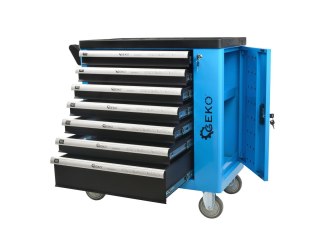 GEKO #Szafka warsztatowa z wyposażeniem 243el. 7 szuflad (1) G10833